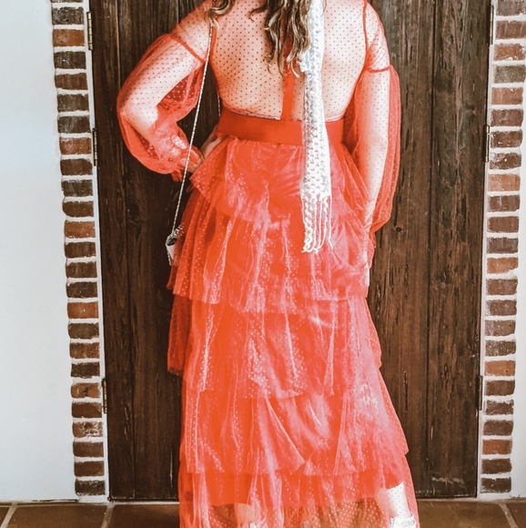 NWT SEXY MAXI SPLIT SUMMER PARTY DRESS S: S-M - Picture 11 of 13